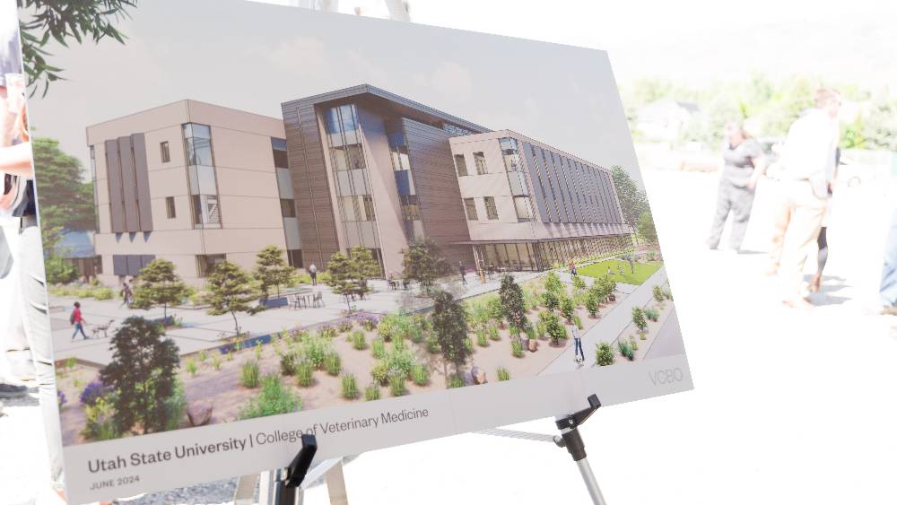 Picture of proposed VetMed building